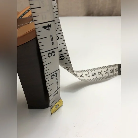 Veronica Beard Macey Vachetta Stich Leather Heel Sandals Sz 39.5 - Picture 9 of 9